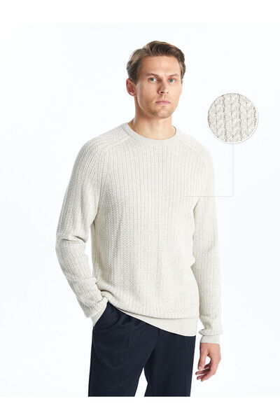 LC Waikiki Ανδρικό Πλεκτό Πουλόβερ - Μακρυμάνικο, Crew Neck