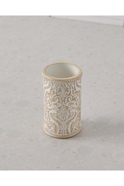 REDTAG Beige Embossed Damask Tumbler