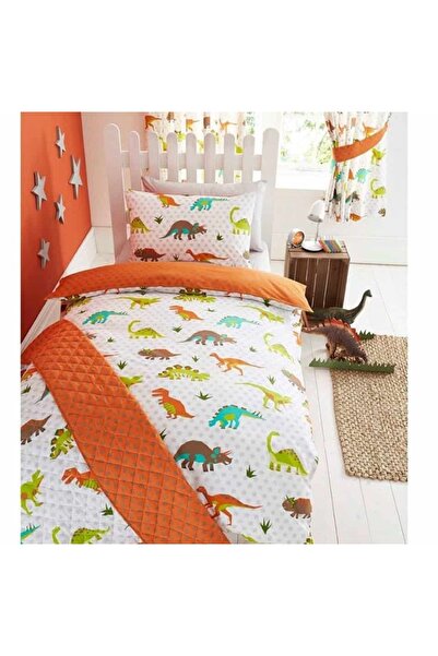 Dino World Dinosaur Bedding for Boys, Junior, 120x150cm