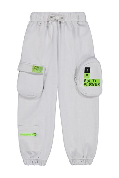 Civil Boys Multi Player Printed 10-13 Years Old Sweatpants - Gray 12-13 Years Old