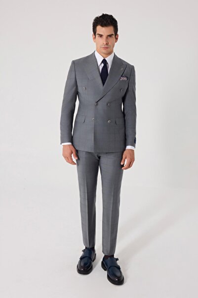 Sabri Özel TAKIM ELBİSE Açık Antrasit