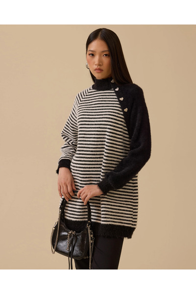 SCL Çizgili Triko Tunik