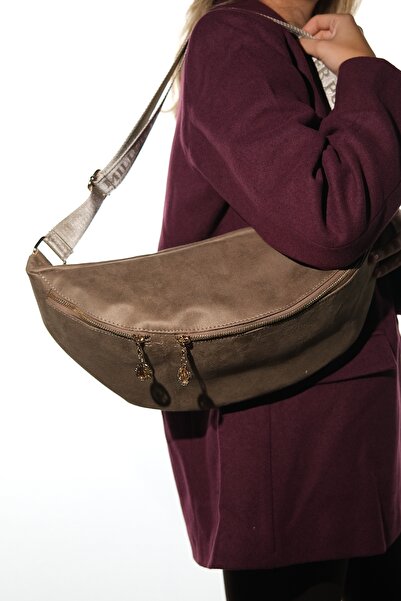 LuviShoes Venta Mink Suede Women's Large Waist Bag