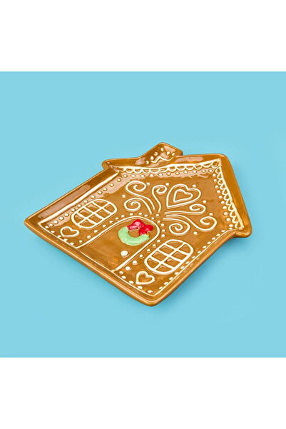 Kitchen Ceramic Serving Plate - Brown