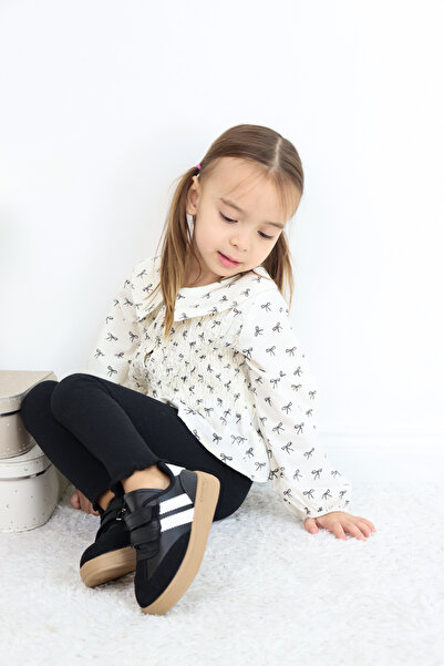 Aiw Children's Lighted Sports Shoes Unisex | Baby Sneaker School Daily Walking Shoes Black