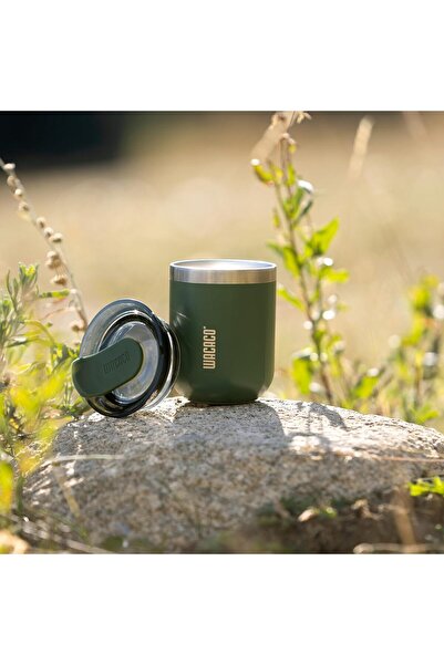 Wacaco Octaroma Classico Vacuum Insulated Coffee Mug (Green)
