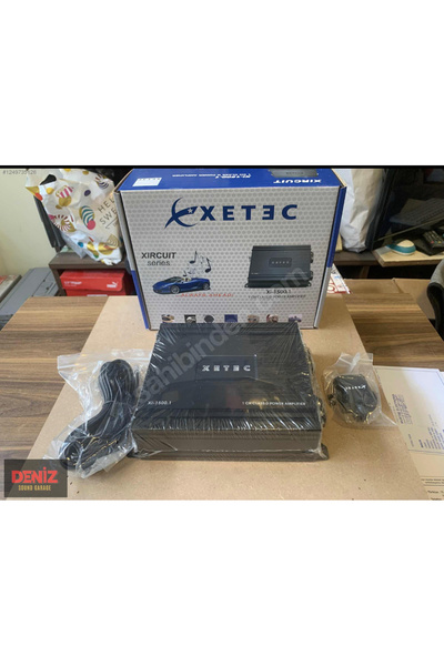 XETEC Deniz Sound Garage Xİ-1500.1D Mono Amfi Subwoofer Amfisi 1x1500 Rms..