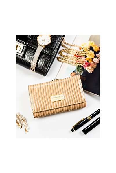 Peterson Beige wallet for women