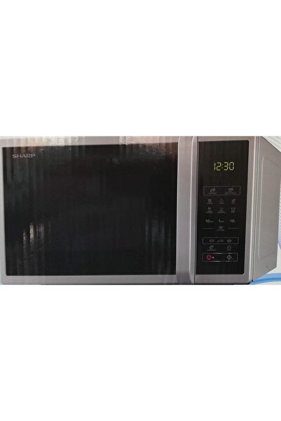 Sharp 25L Digital Solo Microwave R-25CT-S, 800W, Silver, 5 Power Levels