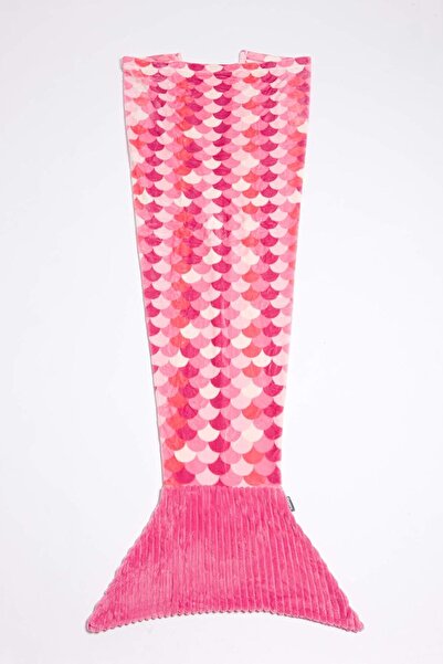 Kanguru Sirena Tail Microfiber Fleece Mermaid Blanket for Children (4-12 Years) - Mermaid Pink, 142