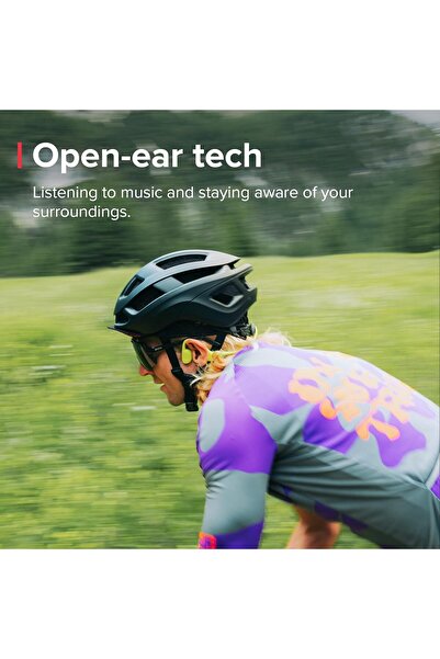 Suunto Sonic Open-Ear Bone Conduction Sports Headphones, Bluetooth, 10H Playtime