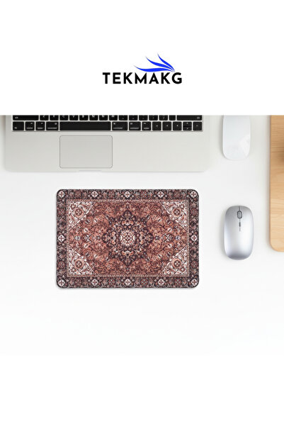 TEKMAKG Halı Kilim Desenli Mouse Pad 25x30 cm Otantik Etnik Vintage Kaymaz Taban