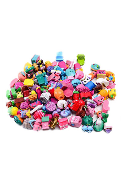 HALAMODO مجموعة دمى شوبكينز سيزون المتحركة متعددة الألوان مقاس 16.6 سم - 50 قطعة