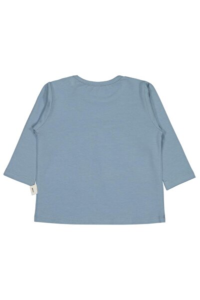 Civil Baby 6-18 Months Girl's Single Top with Front Piece - Blue18-24 Months