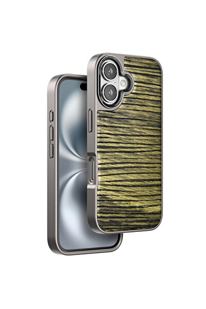 eco port غطاء فينكو لآيفون 16 - بني غامق