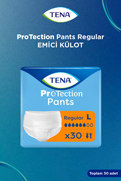 TENA ProTection Pants Regular Emici Külot 6 Damla L 30'lu 1 Paket (30 Adet)