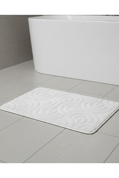 REDTAG Grey Waves Memory Foam Bath Mat