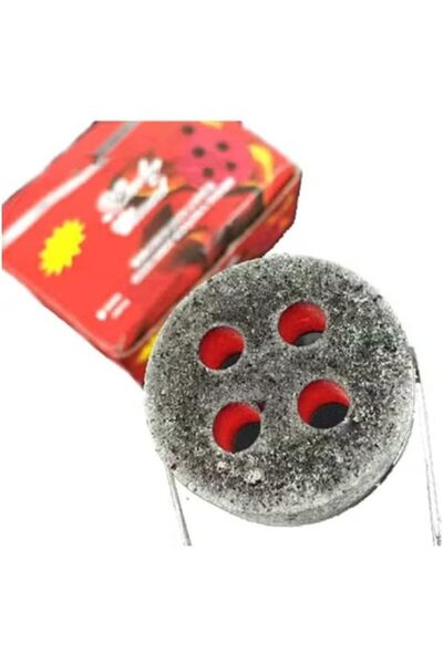 Yuwell /Bamboo Charcoal Tablets for Hookah, Shisha, BBQ, Bakhoor & Incense (20 pcs, 20 mm)