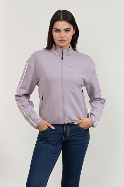 EA7 Kadın Fermuarlı Sweatshirt