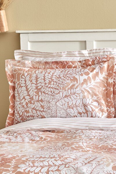 Karaca Home Set cuvertură dublă Hayley, 100% bumbac, somon