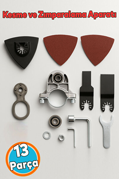 NZB Çok Amaçlı Kesme Zımparalama Aparatı M14 Uyumlu 115 mm Spiral Adaptör 13 ...