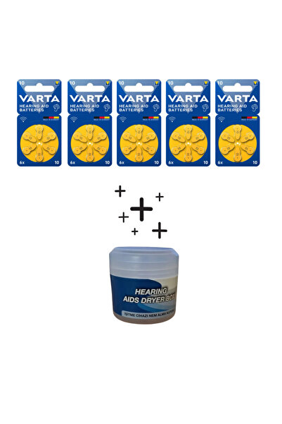 Varta 10 Numara İşitme Cihaz Pili ve Nem Alma Kutusu