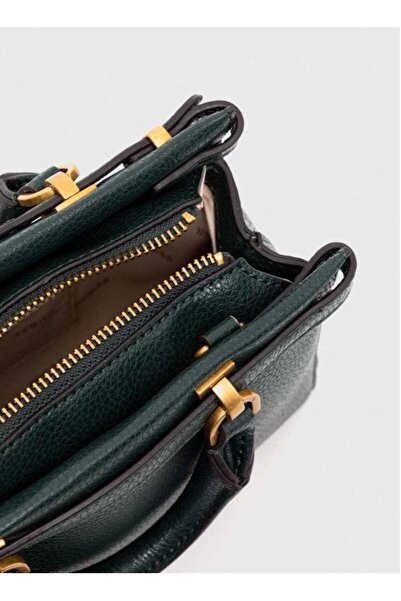 Guess Sestri Pebbled Faux Leather Satchel Bag