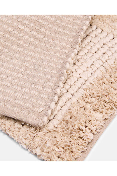 REDTAG Taupe Textured Bathmat