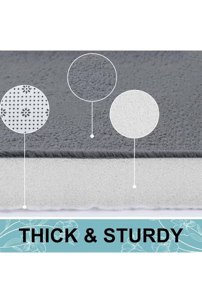 Generic 40*60cm bathroom mat, non-slip, super absorbent, quick-drying