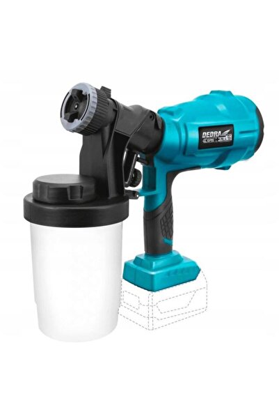 dedra Pulverizator de vopsea, 18 V, Li-ion (baterie neinclusă), 900 ml, 2,0-2,5 mm, SAS+ALL,