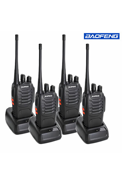 BAOFENG 4pcs Walkie Talkies, Handheld Transceiver, Rechargeable, Long Range,Remote Communication