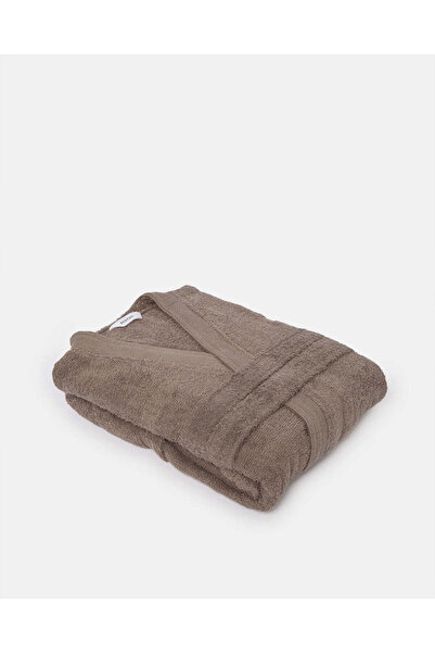 REDTAG Charcoal Essence Kimono Bathrobe With Ribbed Border (Large)