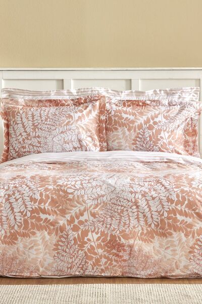 Karaca Home Set cuvertură dublă Hayley, 100% bumbac, somon