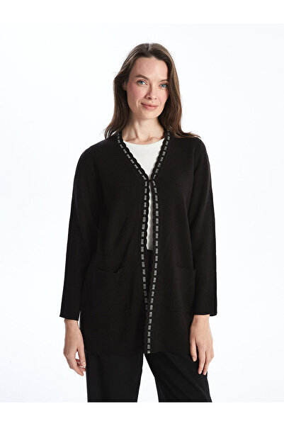 LC Waikiki Cardigan tricotat pentru femei LCW Grace cu decolteu în V