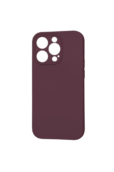 SKYDDAR INNOVATION Case for IPhone 14 Pro, Velvety Silicone, SoftElegance, sticker set, Bordeaux
