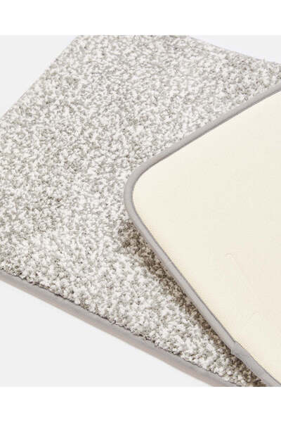 REDTAG Grey Drew Memory Foam Bath Mat