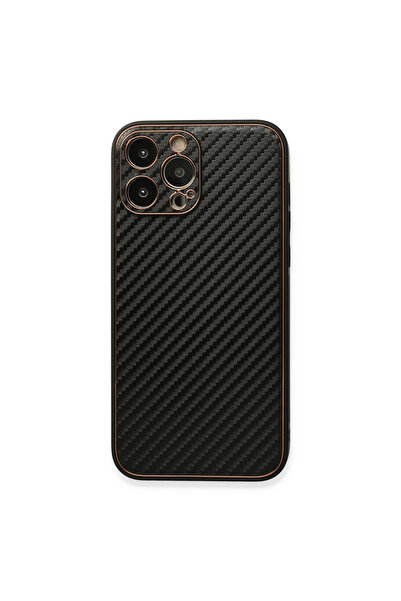 eco port جراب آيفون 13 برو ماكس سيليكون كربون كوكو - أسود