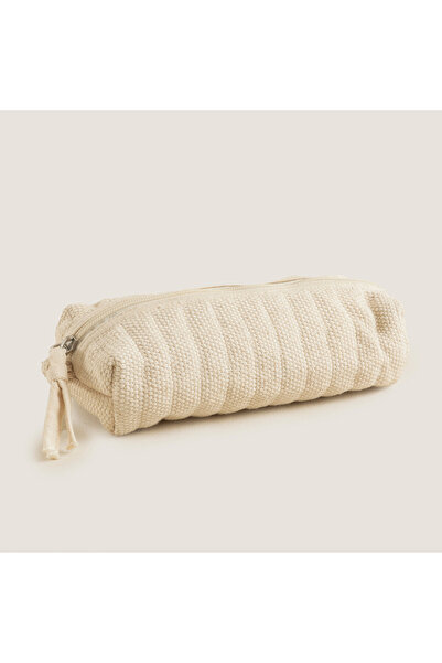 Chakra Shimma Çok Amaçlı Kumaş Çanta 22x11 Cm Natural