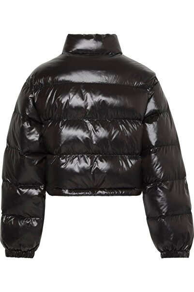 Calvin Klein Shine Crop Puffer Jacket Women's Coat Lv047D504Gub1