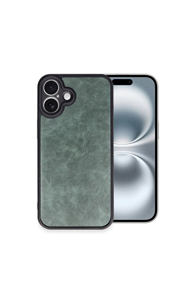 eco port غطاء آيفون 16 بلس Aras D جلد - غطاء سيليكون D ماصّ للصدمات باللون ال...