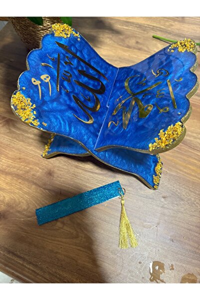 FARVENZAdesign Elemeği Epoksi Reçine Allah Muhammed yazılı Rahle Kişiselleşti...