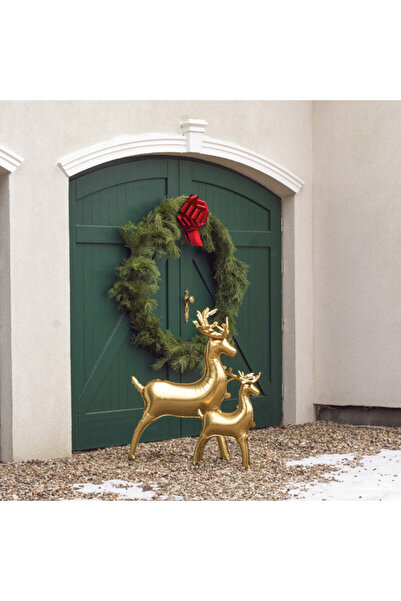 Other Reindeer Standing Foil Balloon, 124 x 80 cm, Gold