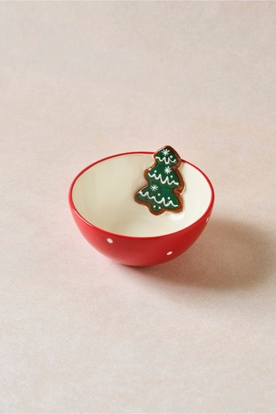 Karaca New Year Yılbaşı Jolly Tree Çerezlik 11 x 6 cm