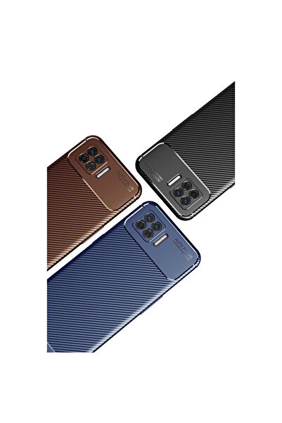 ECOPORT Oppo A73 Case Auto Focus Carbon Cover - Navy Blue