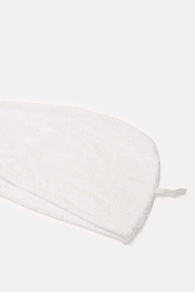 REDTAG White Cotton Hair Wrap