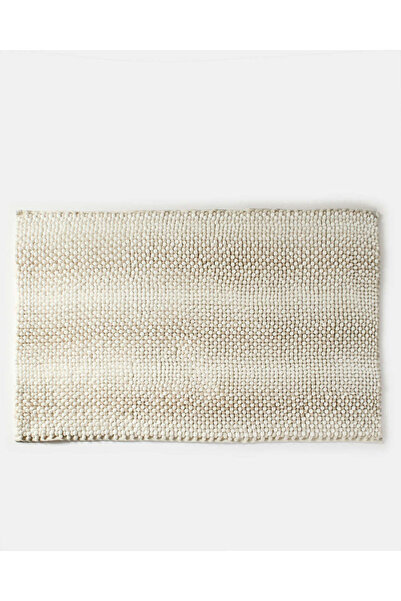 REDTAG Beige Chenille Bathmat