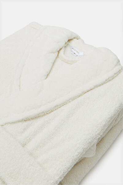 REDTAG Cream Shawl Bathrobe