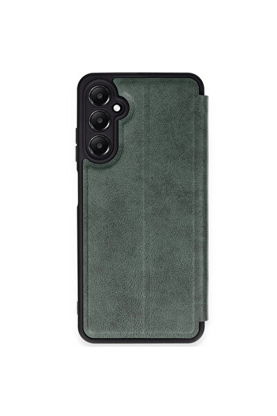 FREEDOM STOREE حافظة فليب لهاتف سامسونج جالاكسي A35 5G - أخضر داكن