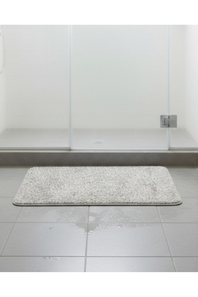 REDTAG Grey Drew Memory Foam Bath Mat