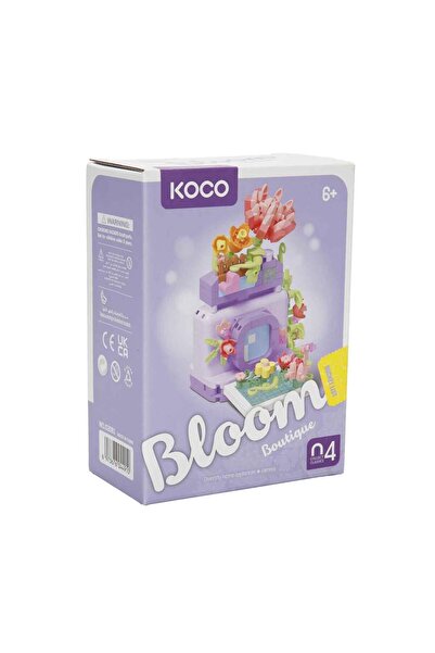 Sunman Koco Bloom Boutique | 373 Piece Floral Mini Camera Lego Building Block Set (Pastel Color) - Ages 6+